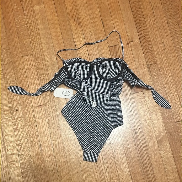 Doen Playa Maillot La Maddalena Gingham one piece swimsuit - Picture 8 of 16